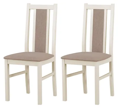 Image de CHAISE DE SALLE À MANGER - Lot de 2 Bos 14 cachemire opium 20