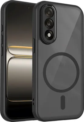 Obrázek produktu pro Magnetické pouzdro pro OnePlus Nord 5/OnePlus Ace 5 Ultra, průsvitné tvrdé PC pouzdro s měkkým TPU rámečkem Černý