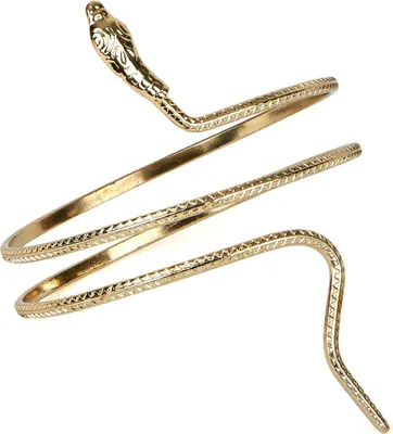 Produktbild von Schlangen Armreif Gold Schlangen Armband