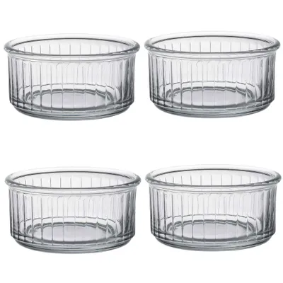 Produktbild von Duralex 6009AC04A1111 Ramequin Tarte-Form, 240ml, Glas, transparent, 4 Stück