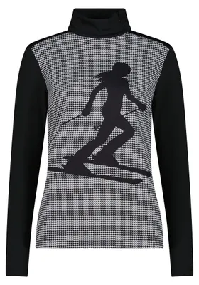 Produktbild von CMP Gedruckter Stehkragenpullover aus Softech für Damen : 42 Größe: 42