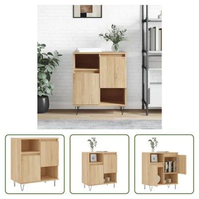 Produktbild von The Living Store Sideboard Sonoma-Eiche 60x35x70 cm Holzwerkstoff