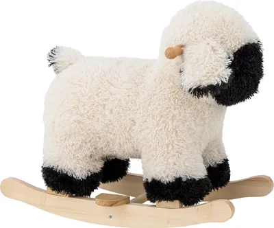 Productafbeelding van BLOOMINGVILLE MINI | Dolly schommel, schaap, wit, polyester | L65xH53xW34 cm | 82062340