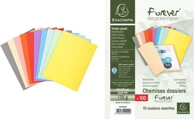 Produktbild von EXACOMPTA Aktendeckel FOREVER 180, DIN A4, kanariengelb (335135200)