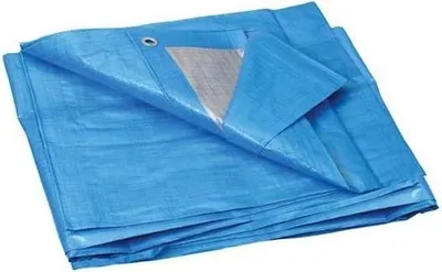 Obrázok produktu pre Plachta zakrývacia 8x12m 70g STANDARD modrostrieborná