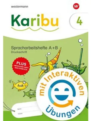 Immagine prodotto di Karibu. Spracharbeitshefte 4 Druckschrift mit Diagnoseheft und interaktiven Übungen
