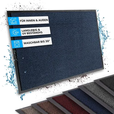 Produktbild von Schmutzfangmatte Sky Sauberlaufmatte für Innen und Außen Blau 60x90 cm