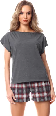 Image de Pyjama pour femme Bellivalini BLV50-174 (mélange foncé claret, taille L)