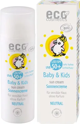 Produktbild von Eco cosmetics Baby & Kids Bio Sonnencreme neutral LSF 50+, 50ml