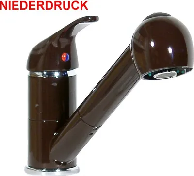 Produktbild von Küchenarmatur Spüle Wasserhahn Brause Mocca Niederdruck