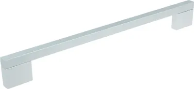 Produktbild von Möbelgriff Schrankgriff Schubladengriff Küchengriff aus Metall matt verchromt 256mm