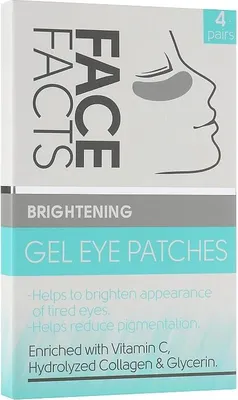 Immagine prodotto di Face Facts | Eye Pads Brightening - 4 pezzi - Gel con vitamina C - Idratante - Anti-età