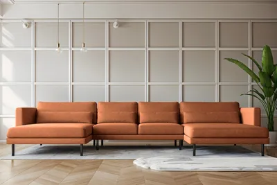 Produktbild von Kaiser Möbel Ecksofa DANI in U-Form,Stilvolles,stoff Verita Kupfer