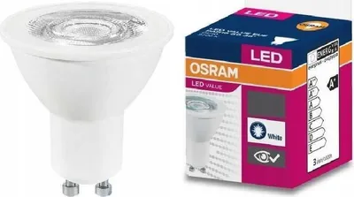 Produktbild von OSRAM GU10 LED-Lampe 5w 6500K 36°