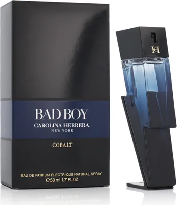 Zdjęcie produktu dla Carolina Herrera Bad Boy Cobalt, Mężczyźni, 50 ml, Butelka jednorazowa, Perfumy w płynie, Lawenda, Różowy pieprz, Geranium, Śliwkowy