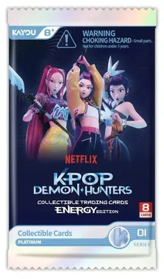 Immagine prodotto di Kayou Booster Pack di carte collezionabili "KPop Demon Hunters - World Tour" - Edizione Energia - 001B - Carta olografica S1-B