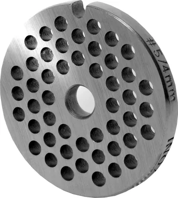 Produktbild von Fleischwolfscheibe, Lochscheibe aus Inox Stahl Größe 5 in 4,0 mm Bohrung von WOLFCUT