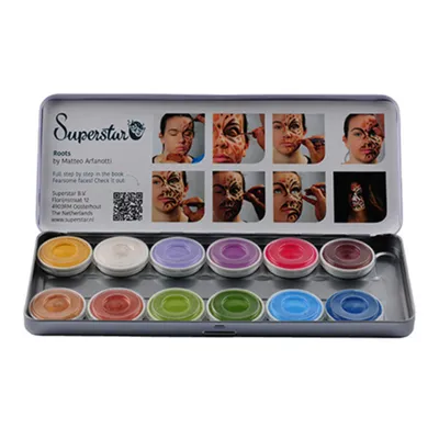 Immagine prodotto di Trucco all'acqua da favola - palette con 12 colori