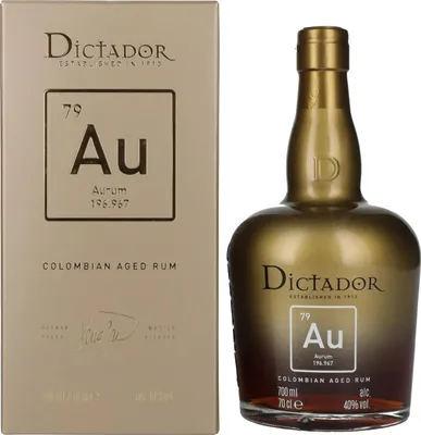 Produktbild von Dictador Aurum 79 + Box 700ml 40% Vol.