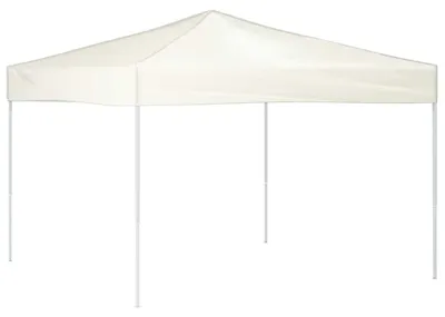 Produktbild von vidaXL Partyzelt Faltbar Creme 3x3 m