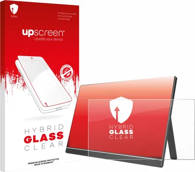 Produktbild von upscreen Schutzglas für Arzopa 60HZ/A1 15.6" Schutzfolie Panzer Folie Glas Display Schutz klar