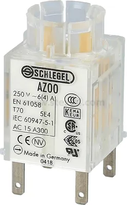Produktbild von Georg Schlegel Tastkontaktgeber, 2Ö Kontaktgeber AZ Flachstecker 2,8mm x 0,8mm - 1 Stück