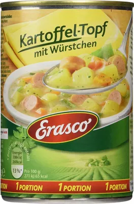 Produktbild von Erasco Kartoffel-Topf mit Würstchen, 3er Pack (3 x 400 g)
