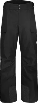 Schwarze Thermohose für Herren von Mammut; Modell Fall Line HS; ideal für kaltes Wetter.