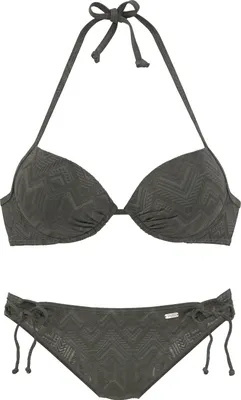 Produktbild von Buffalo Push-Up-Bikini oliv Größe 40 Cup A