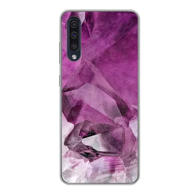 Produktbild von MuchoWow® Handyhülle Schutzhülle Hülle für Samsung Galaxy A50 Kristall - Naturstein - Luxus Silikon Softcase Handy Hülle - Mobiltelefonhülle