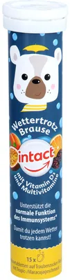 Produktbild von Intact Wettertrotz Brausetabletten mit Vitamin D3 und Multivitaminen, 14.8 St. Brausetabletten