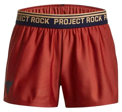 Immagine prodotto di Under Armour - Pantaloncini chino "Project Rock" da bambina GT13686 (140) (rosso)