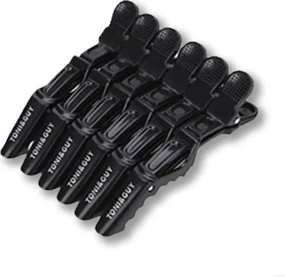 Obrázok produktu pre Krokodílová čierná sponka do vlasov Toni&Guy 1ks