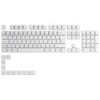 Obrázek produktu pro Glorious GPBT Keycaps - 115 PBT kláves, ISO, ES layout, Arctic White