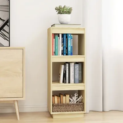 Produktbild von vidaXL Bücherregal/Raumteiler 40x35x103 cm Massivholz Kiefer - Bücherregal - Bücherregale - Holz Bücherregal - Raumteiler
