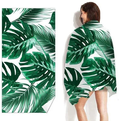 Productafbeelding van Ibenzoa® Microvezel strandlaken 100x180 cm – extra groot, sneldrogend, zandafstotend, lichtgewicht en compact, polyester, inclusief opbergzak voor reizen, sport, sauna, yoga