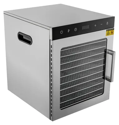 Immagine prodotto di Essiccatore per alimenti - Disidratatore di alimenti - Essiccatore per frutta - Essiccatore per snack - Forno essiccatore - 10 vassoi in acciaio inossidabile