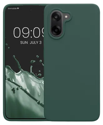 Produktbild von kwmobile Handyhülle für OnePlus Nord CE5 Hülle - Case Silikon - Kabelloses Laden - Schutzhülle Cover in Tannengrün