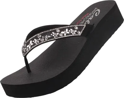 Produktbild von Skechers Vinyasa  Teenslippers - Zwart - Maat 40