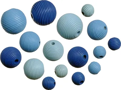 Produktbild von KNORR PRANDELL 216023134 Holzperlen-Mix 4 Buche Deutschland blau