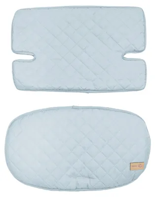 Produktbild von roba Sitzverkleinerer, Hochstuhleinlage 'roba Style', 2-tlg. Sitzkissen für Treppenhochstühle, hellblau/sky