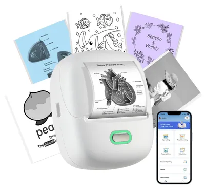 Productafbeelding van Labelprinter - Bluetooth - 300 DPI - 20-57 mm - Draagbaar