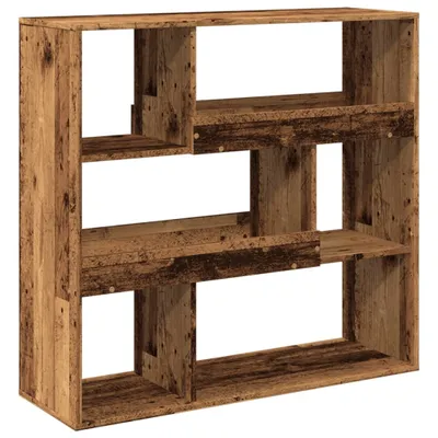 Image de vidaXL Bibliothèque/séparation de pièce imitation bois ancien 100x33x94,5 cm