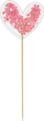 Produktbild von Valentinstagsherz auf einem Konfetti-Picker-Topper