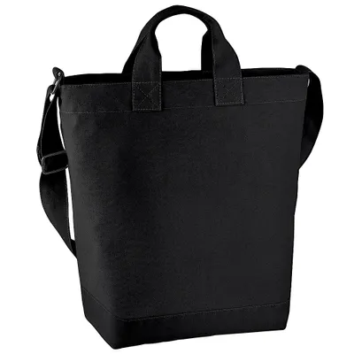 Image de BagBase Sac de shopping / sac à provisions avec bandoulière, 15 litres BC2542 (taille unique) (Noir)