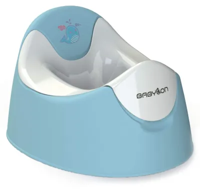 Image de Couche-lavette pratique avec bol amovible, bleu