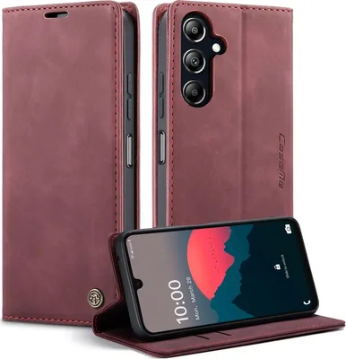 Produktbild von CaseMe 013  Samsung Galaxy A16 Hülle Klapphülle Geldbörse - Rot
