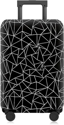 Immagine prodotto di Custodia elastica per valigia, da 56 a 61 cm, colore nero, in poliestere, ideale per viaggi