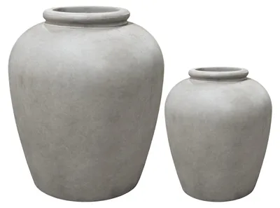 Zdjęcie produktu dla Doniczka betonowa Provencelia ORIGIN Mglisty szary, Ø43 cm x H48 cm, mrozoodporna