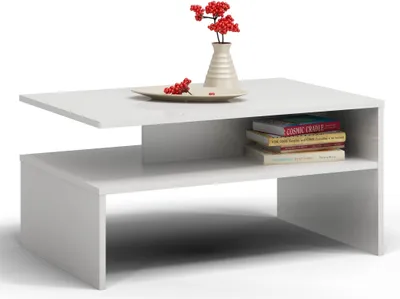 Image de Table basse GUIREN – blanc mat